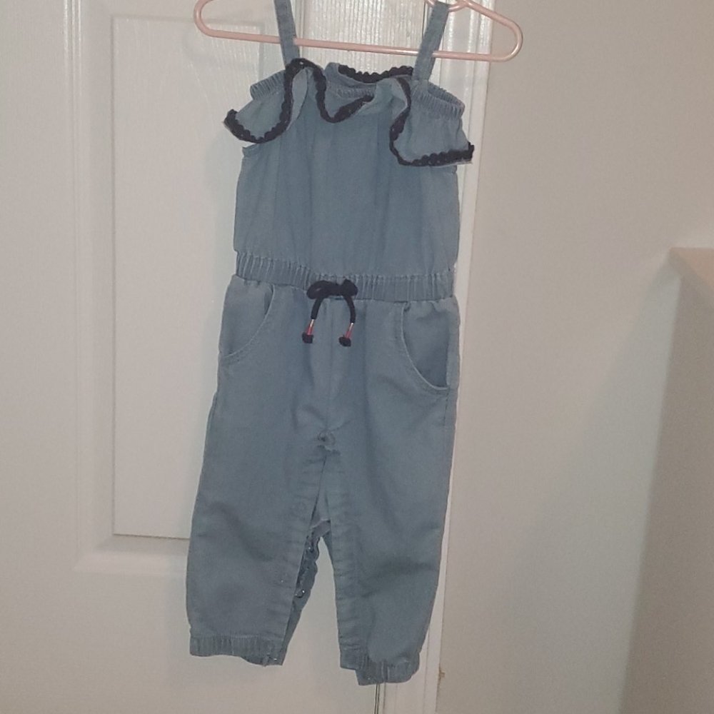 Blue jean romper